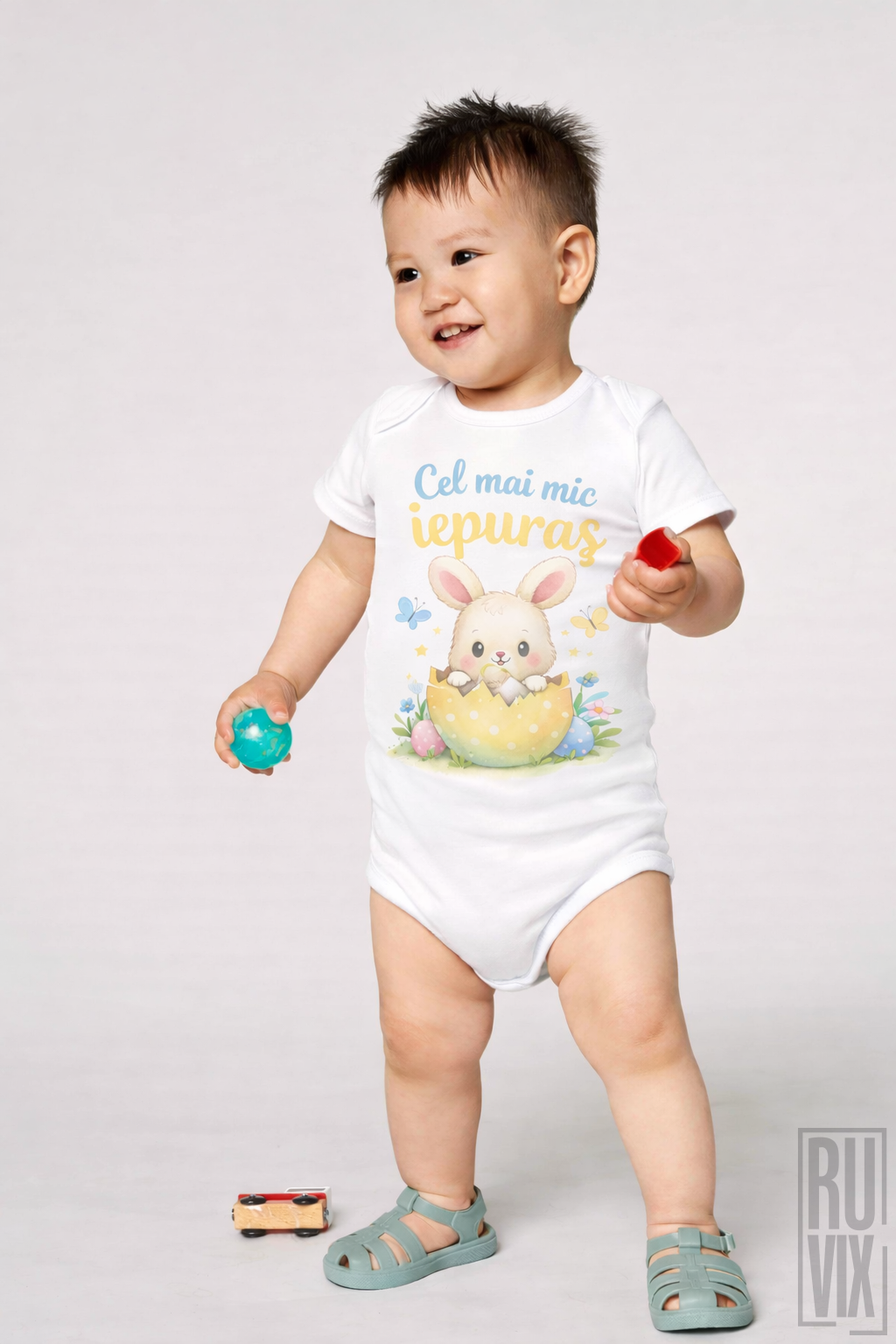 Tricouri, Body Cel mai mic iepuraș - bumbac organic, ruvix.ro