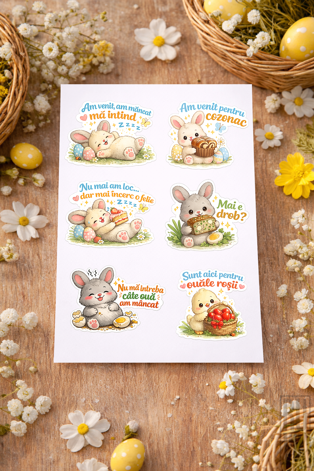 Reduceri, SET Stickere Masa de Paște, ruvix.ro