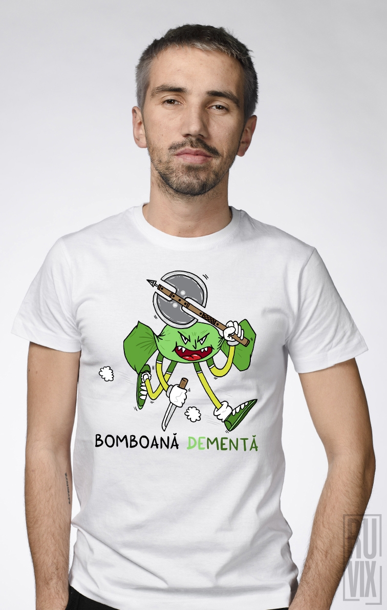 Adrian Serghie Shop, Tricou Bomboană dementă, ruvix.ro