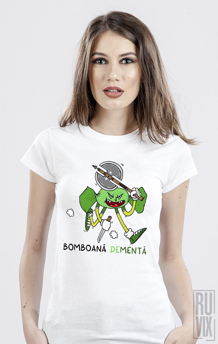 Adrian Serghie Shop, Tricou Bomboană dementă, ruvix.ro