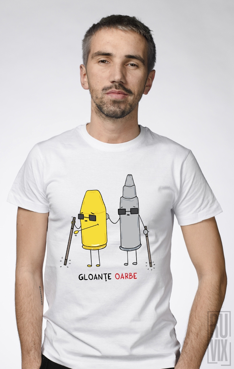 Adrian Serghie Shop, Tricou Gloanțe oarbe, ruvix.ro