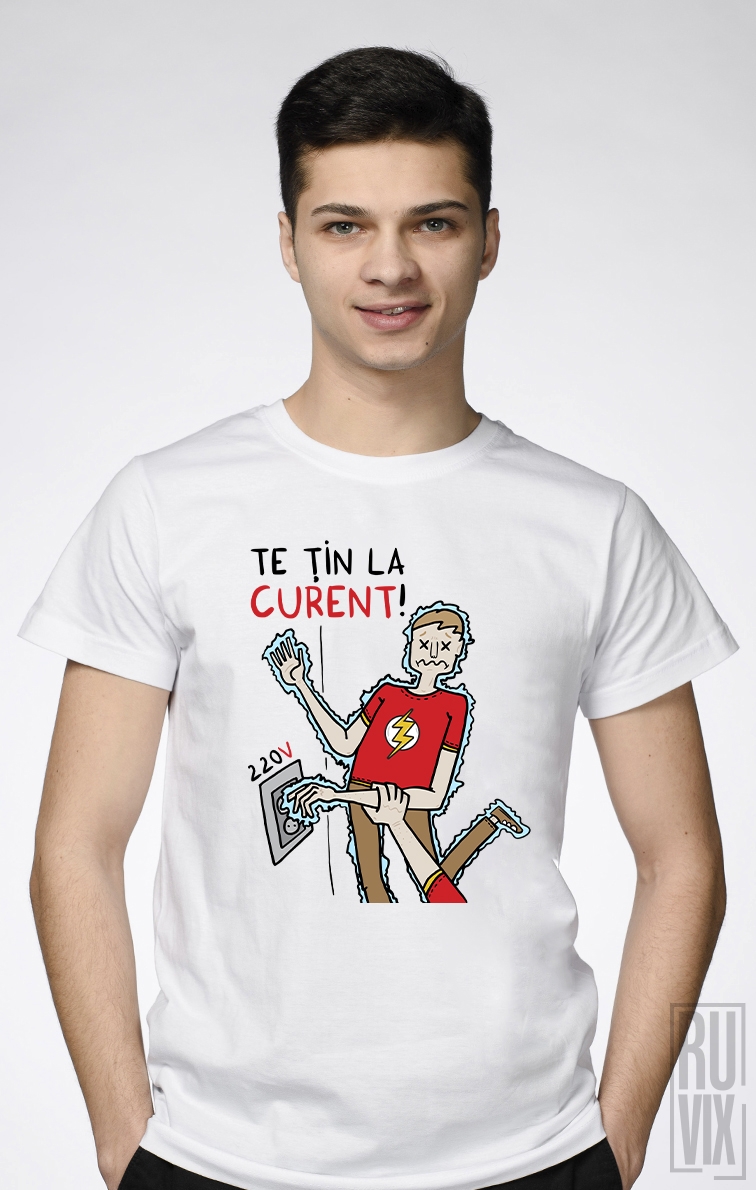 Adrian Serghie Shop, Tricou te țin la curent, ruvix.ro