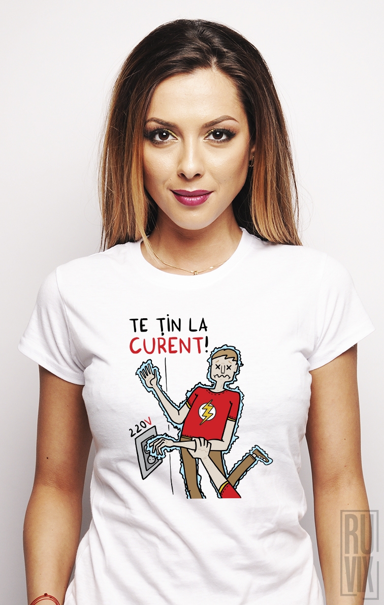 Adrian Serghie Shop, Tricou te țin la curent, ruvix.ro