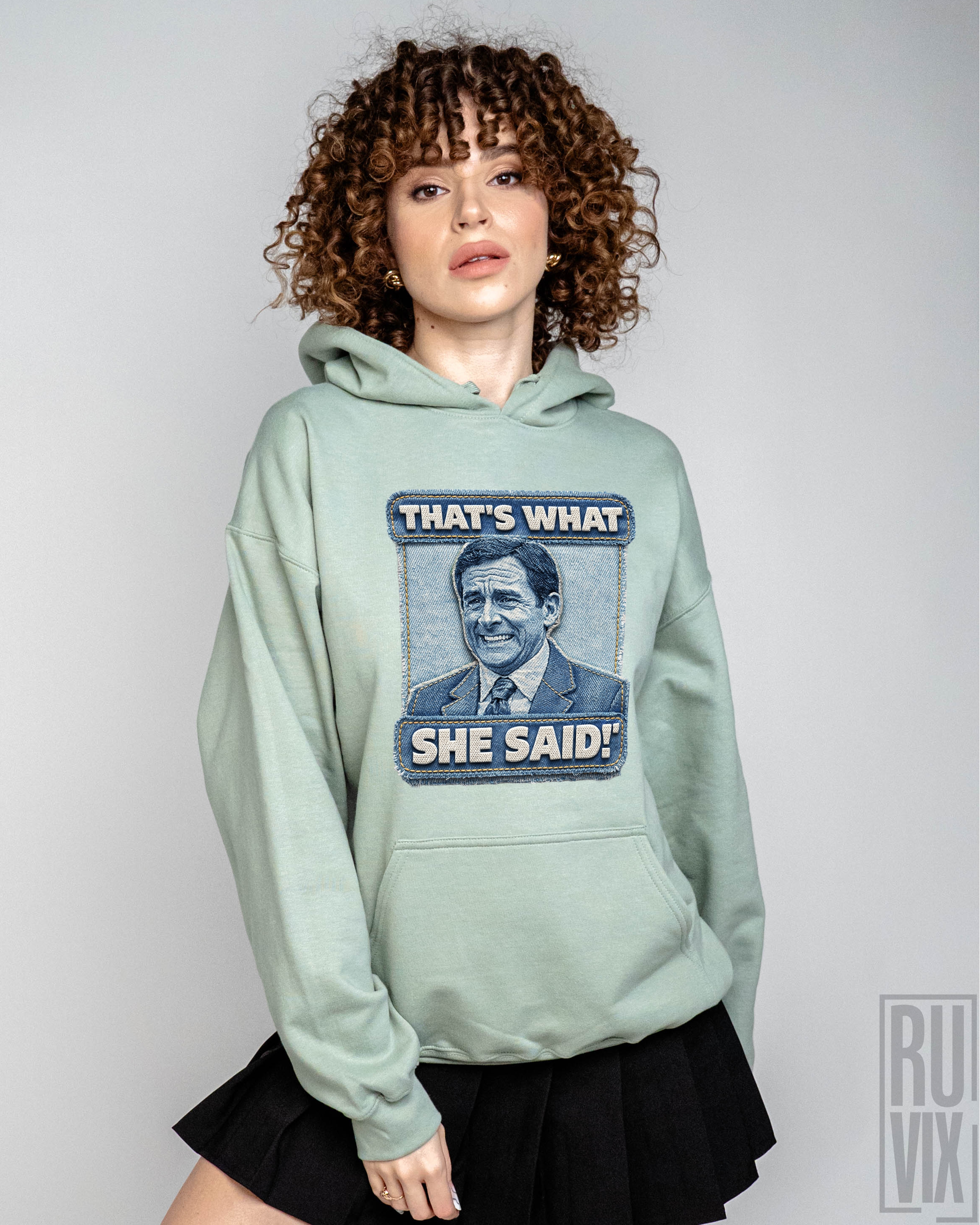 Cadouri personalizate grafică DENIM, Hanorac personalizat cu grafică DENIM, ruvix.ro