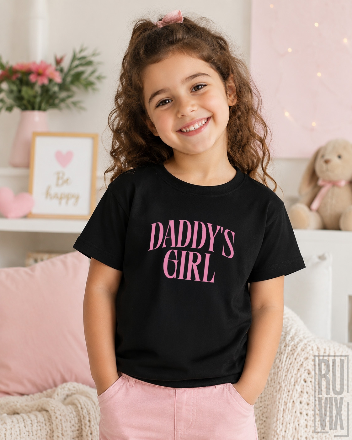 Tricou Copii "Dady's Girl" | Bumbac Organic, 2, ruvix.ro