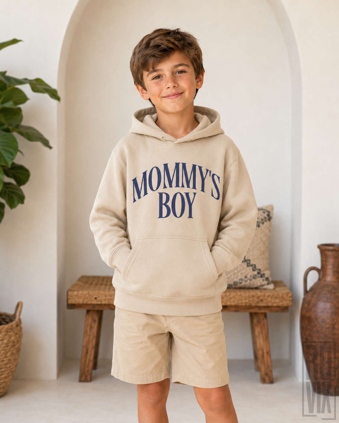 Hanorac Personalizat "Mommy's Boy", 1, ruvix.ro