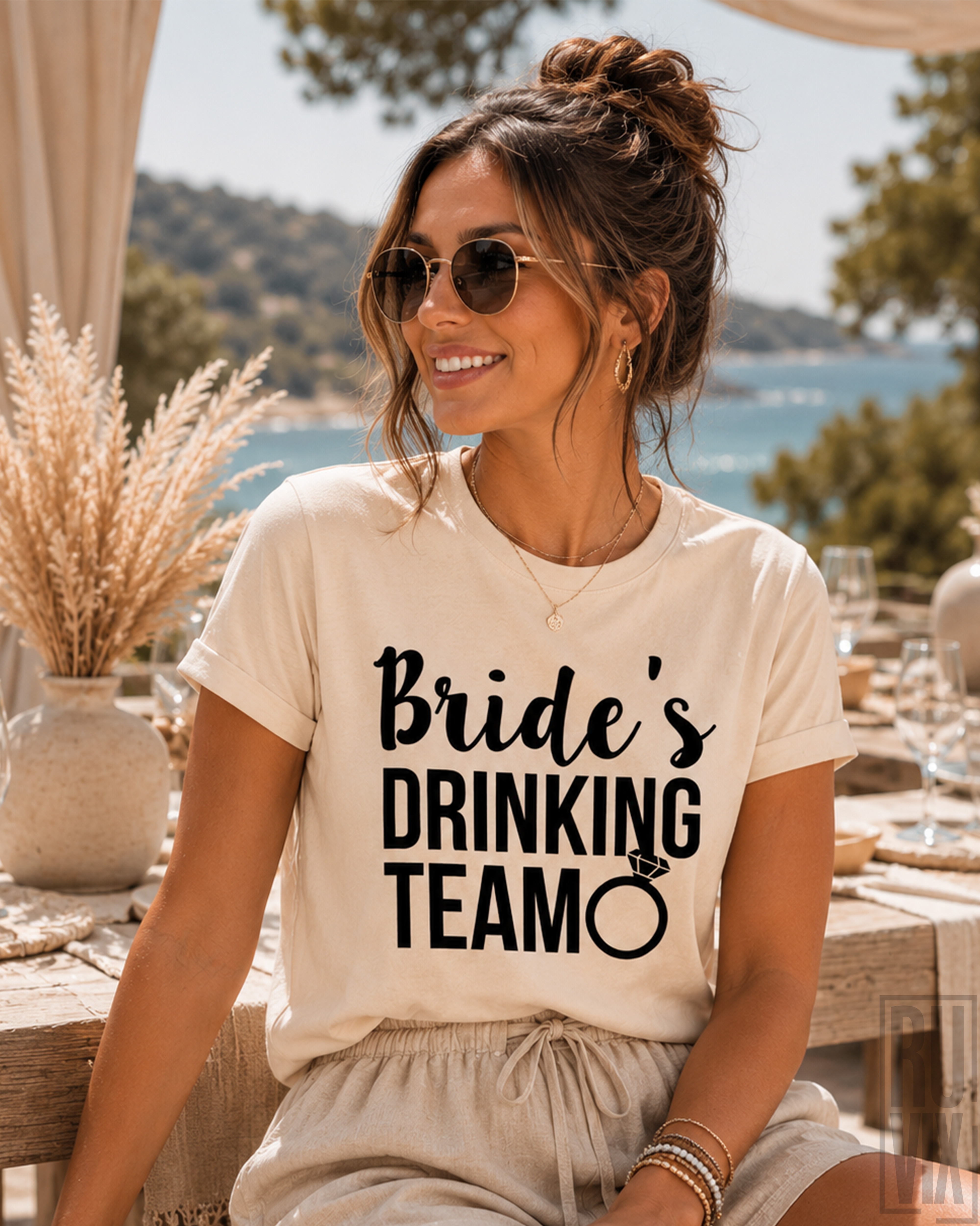 Tricouri, Tricou Bride's Drinking Team, ruvix.ro