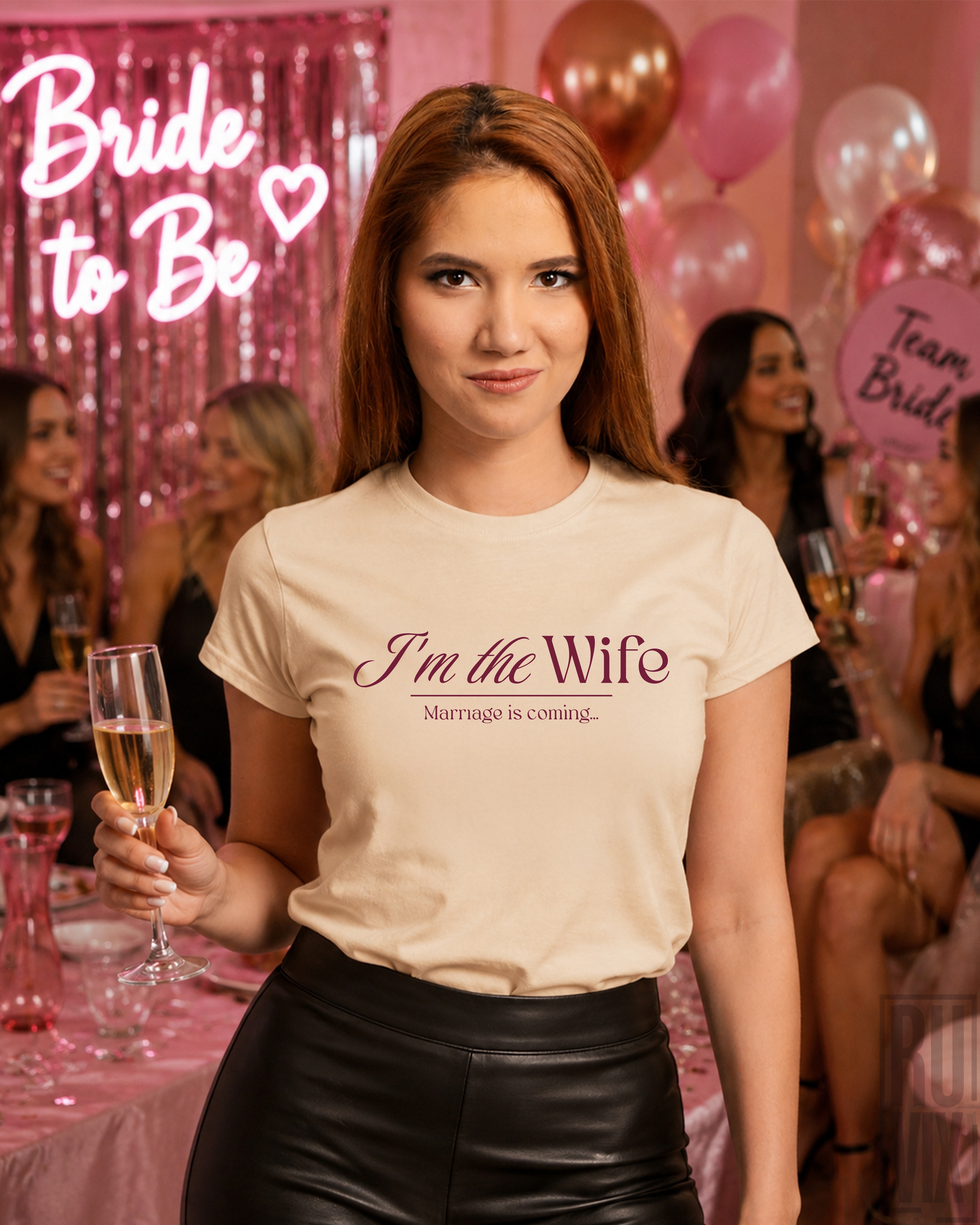 Tricouri, Tricou I'm the Wife – Marriage is Coming, ruvix.ro