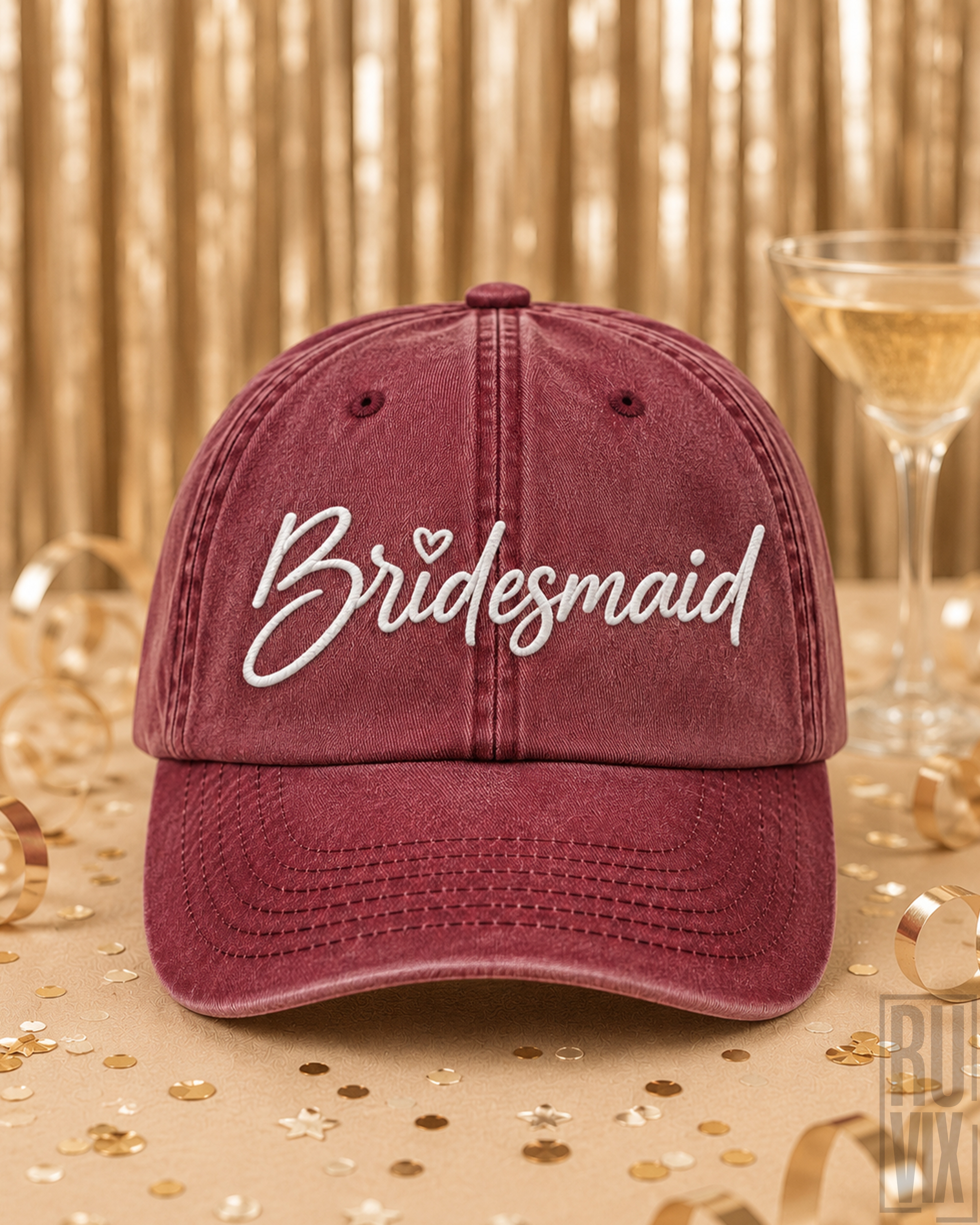 Șapcă Brodată "Bridesmaid" Burlăcițe, 1, ruvix.ro