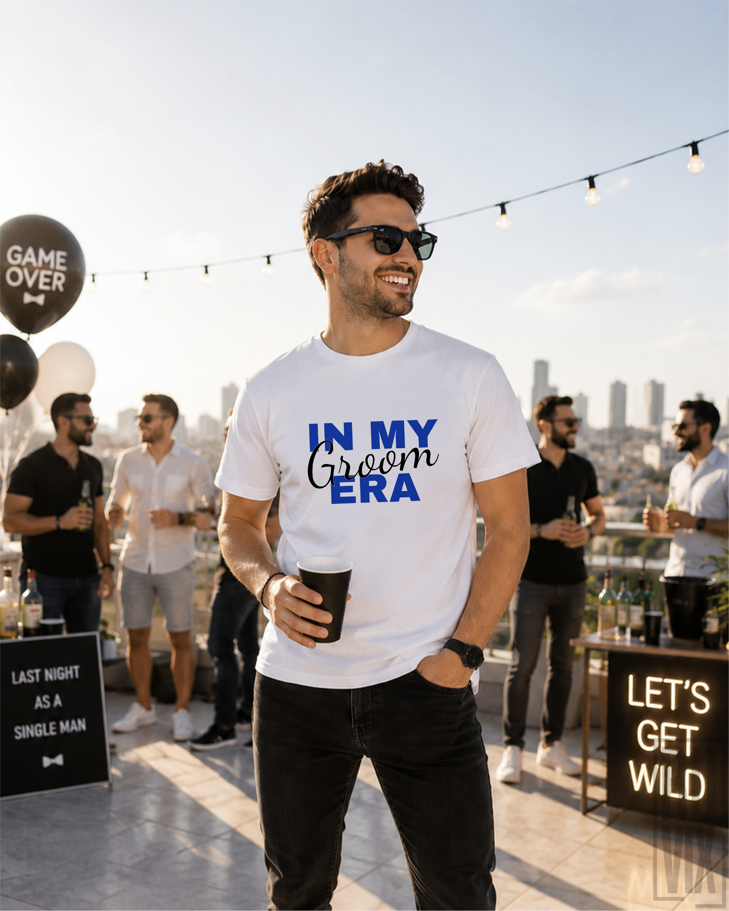 Tricouri bărbați imprimate, Tricou "In My Groom Era" – Petrecerea Burlacilor , ruvix.ro