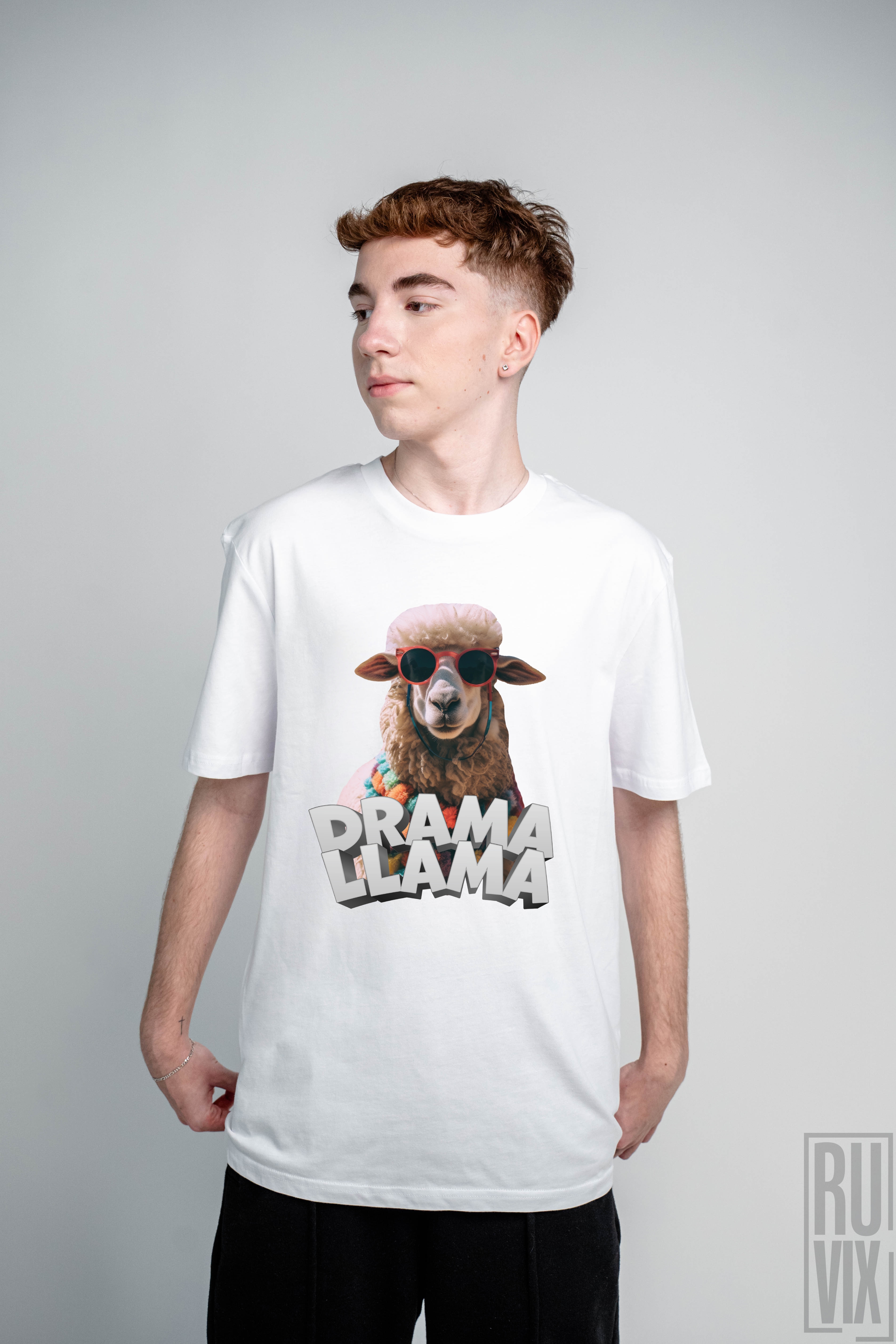 Tricou No Drama Llama, 1, ruvix.ro