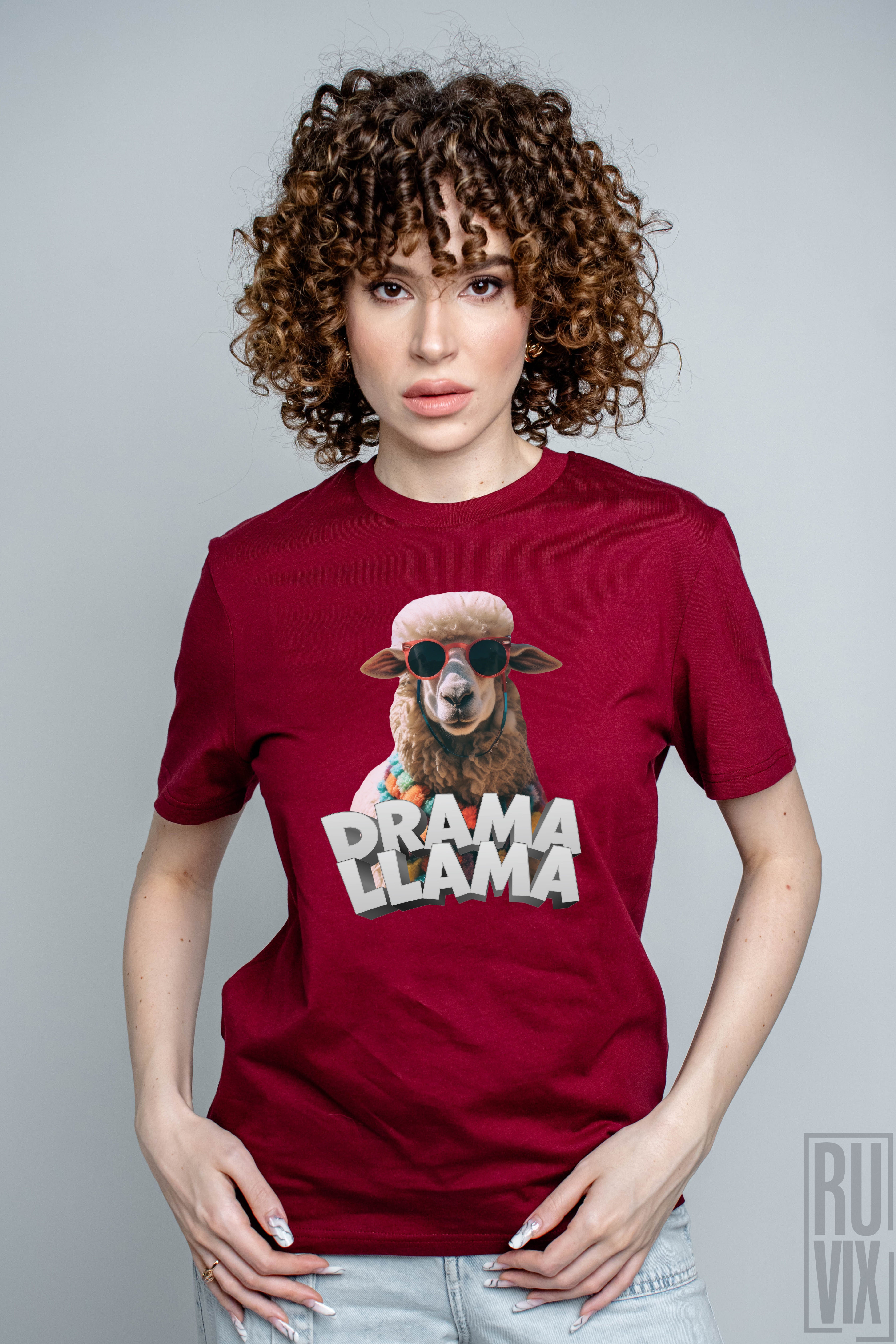 Tricou No Drama Llama, 2, ruvix.ro