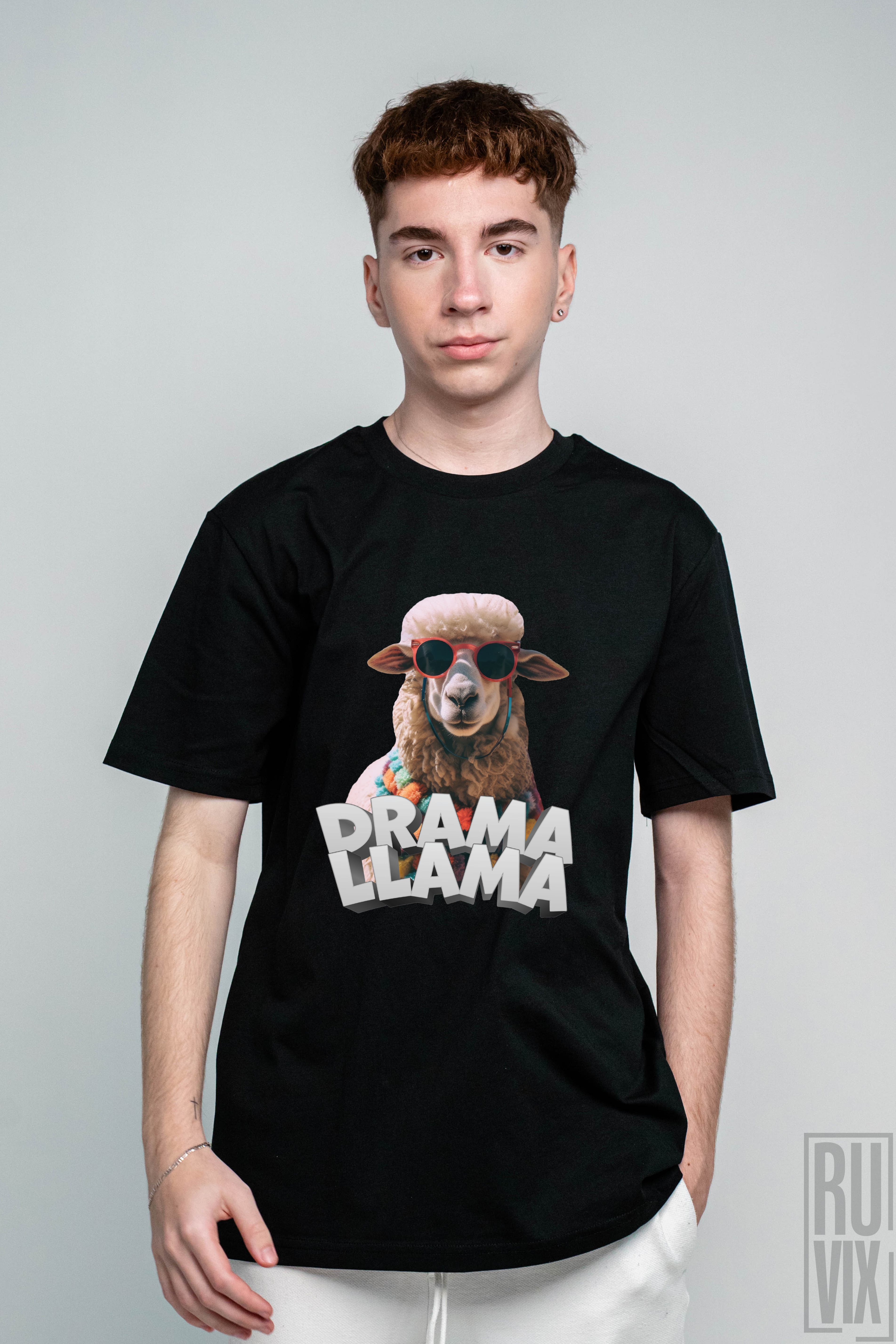 Tricou No Drama Llama, 4, ruvix.ro