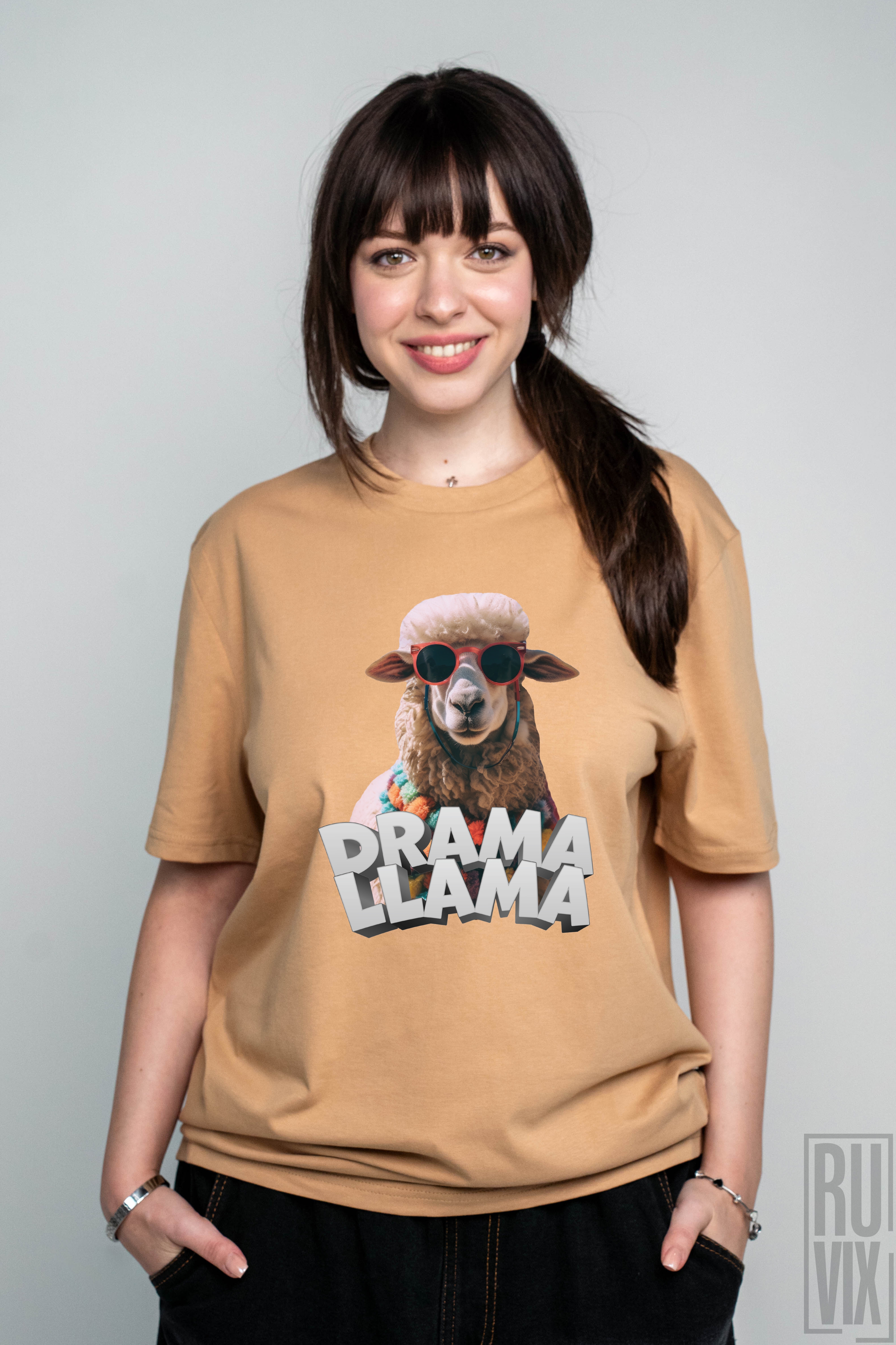 Tricou No Drama Llama, 5, ruvix.ro