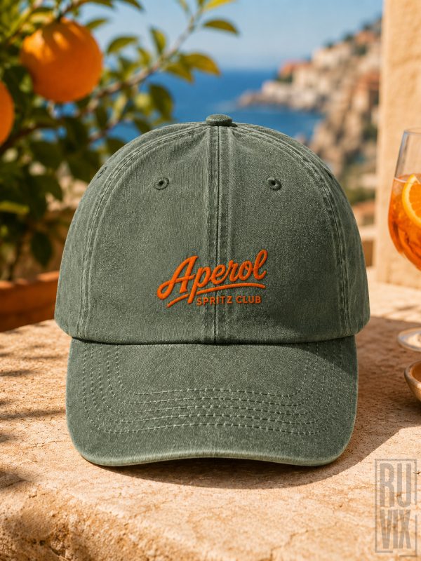 Ocazii, Șapcă Brodată Aperol Spritz Club, ruvix.ro