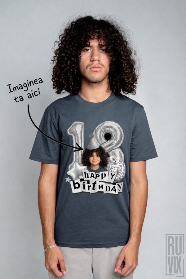 Tricou Aniversar Unisex | Template Baloane