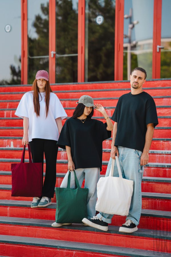 Geantă Mid Tote Bag Personalizată - 100% Bumbac, 2, ruvix.ro