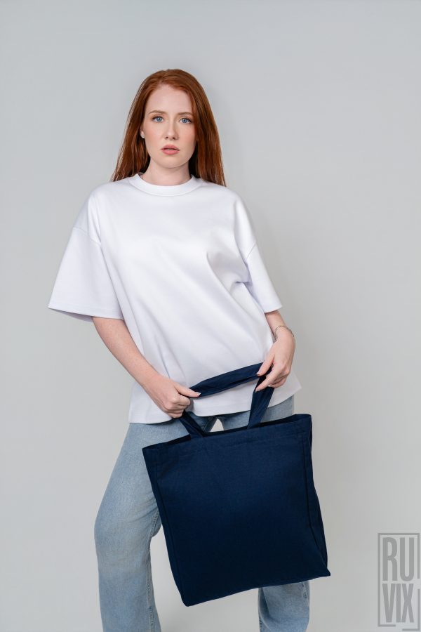 Geantă Mid Tote Bag Personalizată - 100% Bumbac, 4, ruvix.ro