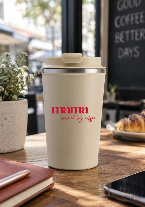 Termos Cafea - Powered by Coffee, 1, ruvix.ro