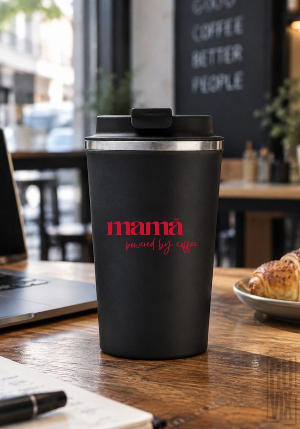 Termos Cafea - Powered by Coffee, 2, ruvix.ro