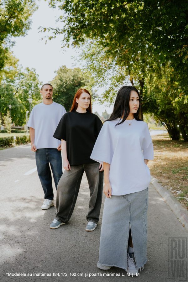 Tricouri personalizate, Tricou Personalizat Relaxed Fit Unisex - 100% Bumbac Organic , ruvix.ro