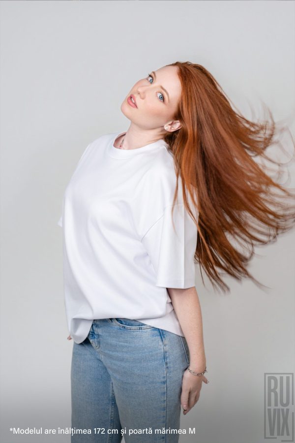 Tricouri personalizate, Tricou Personalizat Relaxed Fit Unisex - 100% Bumbac Organic , ruvix.ro