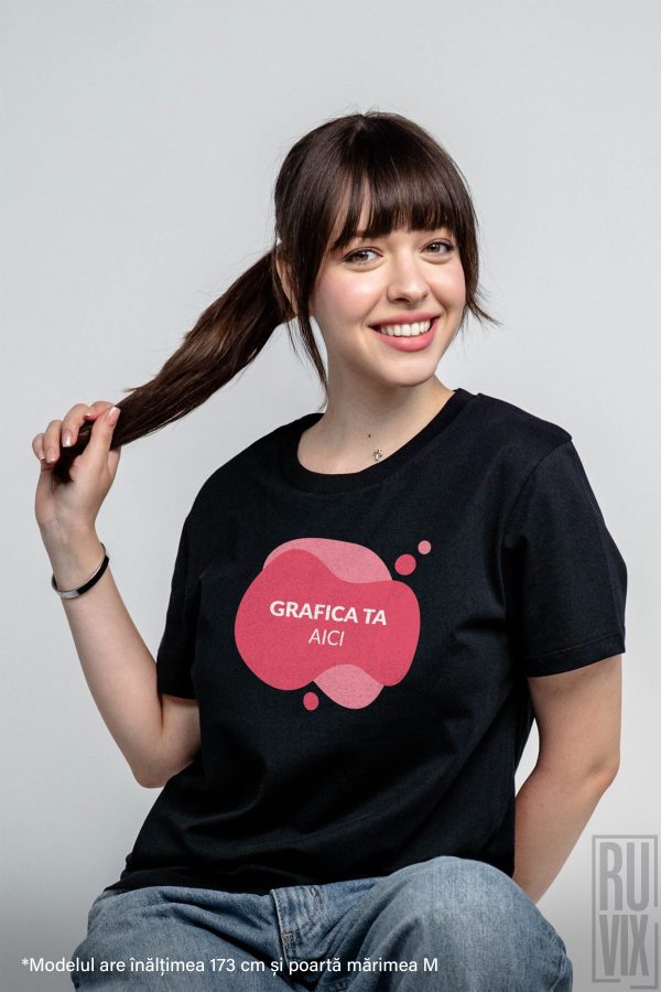 Tricouri personalizate, Tricou Personalizat Damă - 100% bumbac organic, ruvix.ro