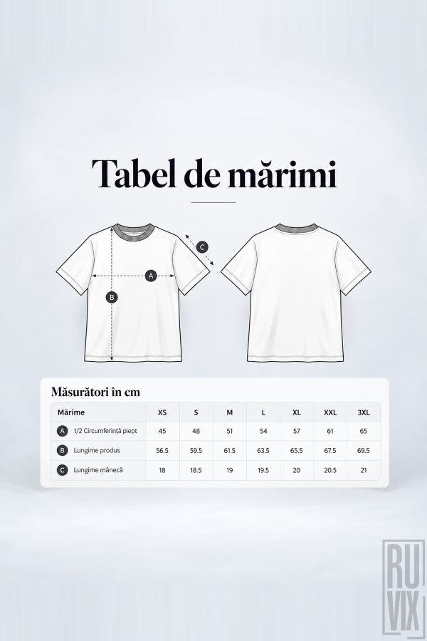 Tricouri personalizate, Tricou Personalizat Damă - 100% bumbac organic, ruvix.ro