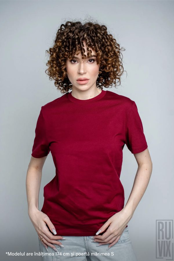 Tricouri personalizate, Tricou unisex personalizat - 100% bumbac organic, diverse culori, ruvix.ro