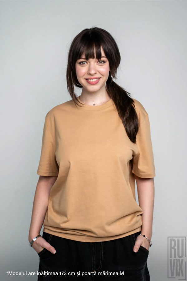 Tricouri personalizate, Tricou unisex personalizat - 100% bumbac organic, diverse culori, ruvix.ro