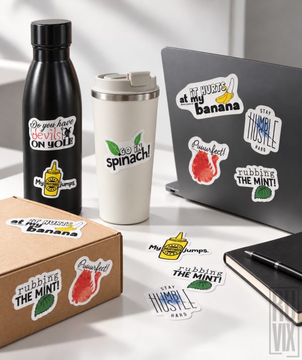 Stickere personalizate die-cut – tăiate individual, cu grafica ta, 3, ruvix.ro
