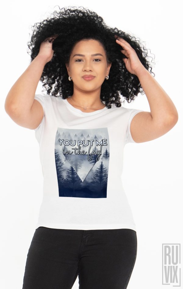 Tricouri cu Mesaje, Tricou Mă Bagi În Ceață, ruvix.ro