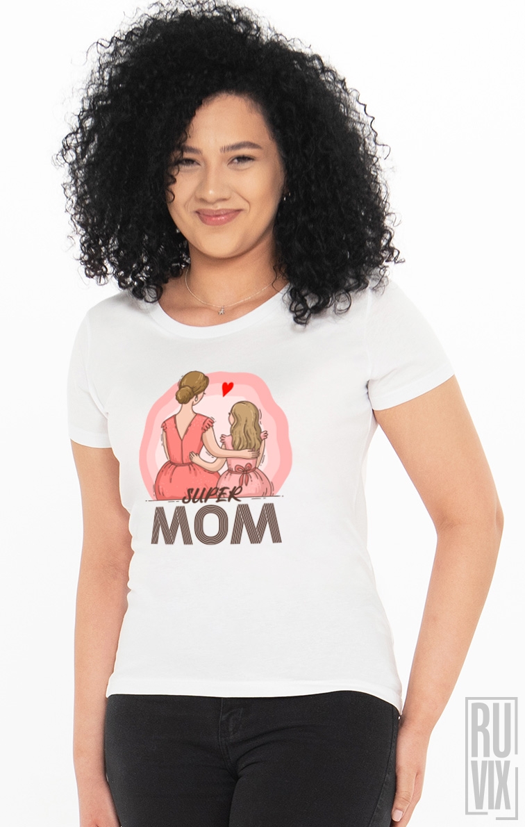 Tricou Super Mom Heart