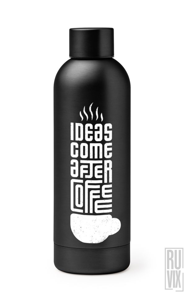 Ideas Come After Coffee - Termos Premium, 3, ruvix.ro