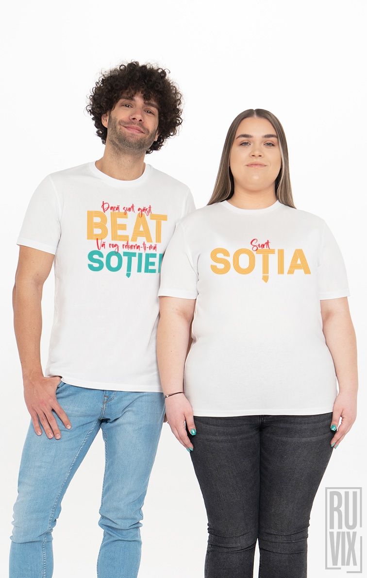 Tricouri De Cuplu Găsit Beat - Sunt Soția