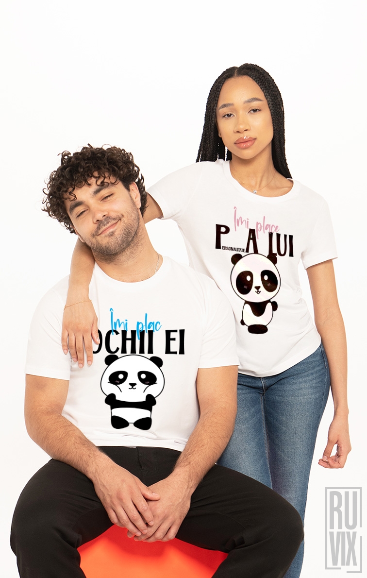 Tricouri De Cuplu Îmi Plac Panda