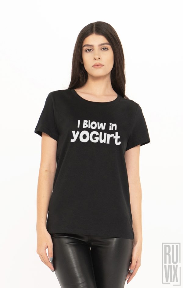 Tricouri cu Mesaje, Tricou Suflu și în Iaurt, ruvix.ro