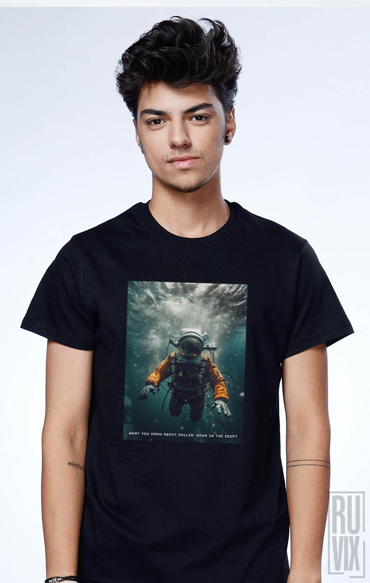 A86 DIGITAL STREETWEAR, Tricou Astronaut a86, ruvix.ro