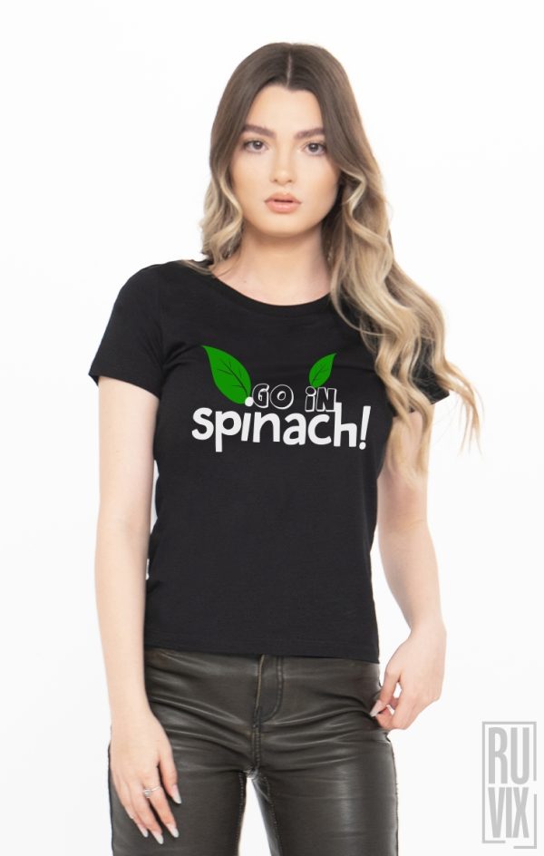 Tricouri cu Mesaje, Tricou Dă-te-n Spanac, ruvix.ro