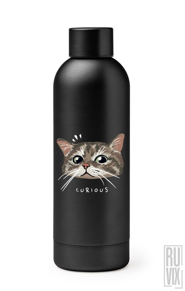 Preț redus, Curious Cat - Termos Premium, ruvix.ro