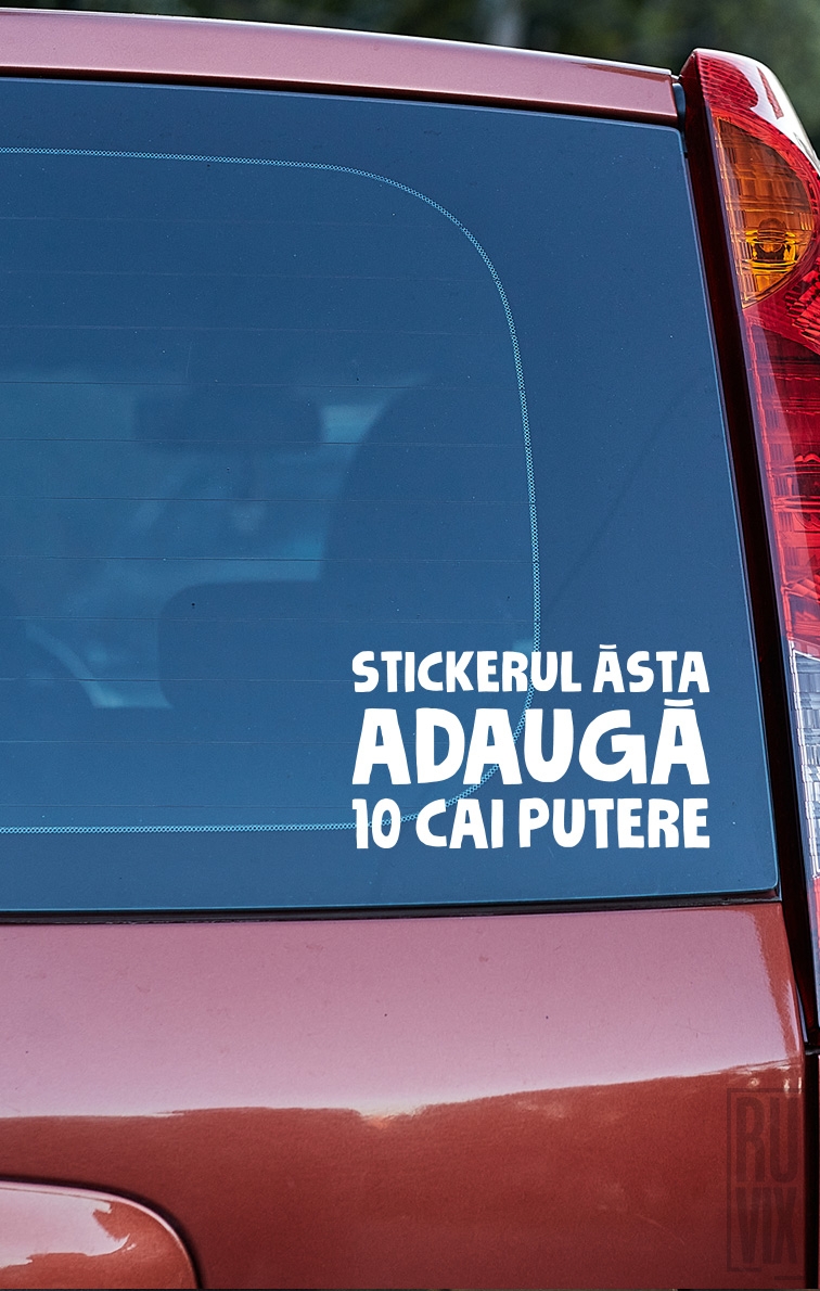 Sticker 10 Cai Putere