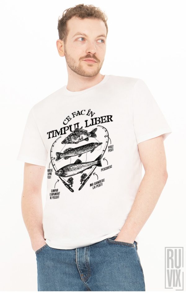 Tricou Pescuit in timpul liber, 2, ruvix.ro