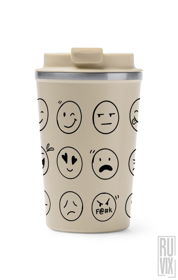 Emoji - Termos Cafea, 2, ruvix.ro