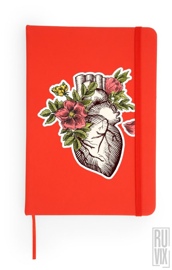 Cadouri de Paște, Agendă Anatomical Heart, ruvix.ro