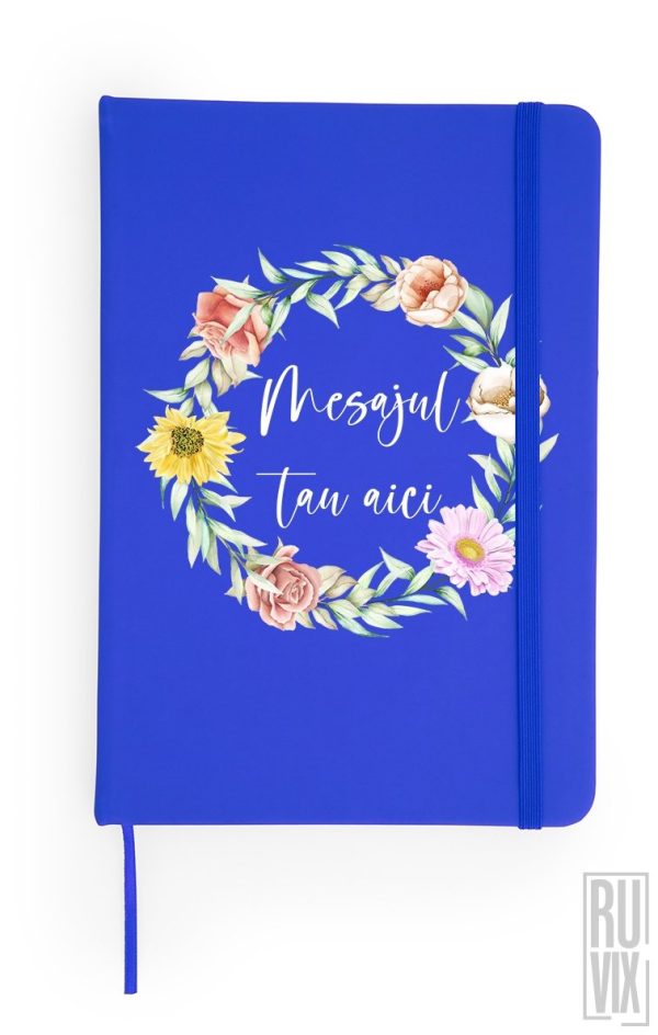 Agendă Personalizată Coroană Florală, 3, ruvix.ro