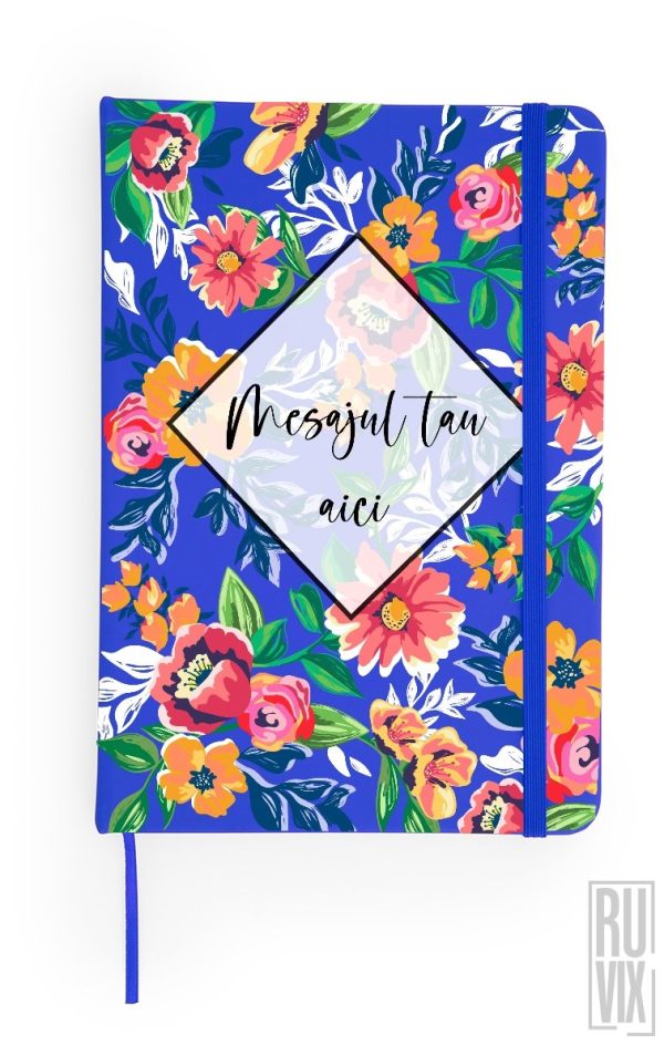 Agendă Personalizată Cu fundal floral