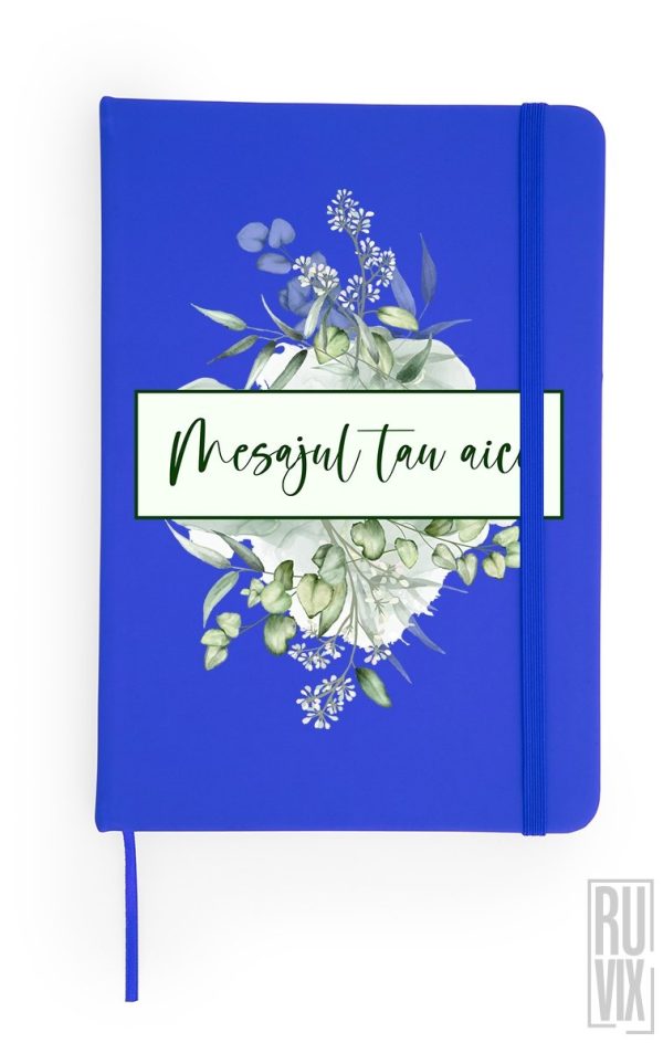 Agendă Personalizată Dreptunghi Floral