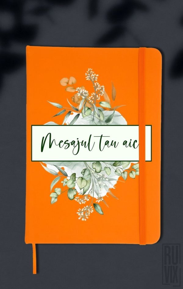 Agendă Personalizată Dreptunghi Floral