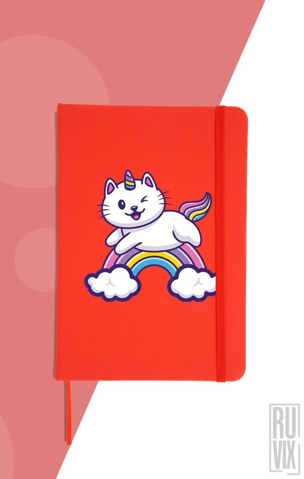 Cartoon, Agendă Rainbow Cat, ruvix.ro