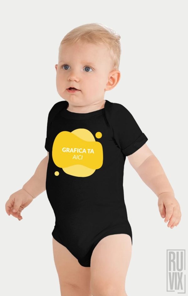 Body Personalizat Bebe, 100% Bumbac organic, calitate premium